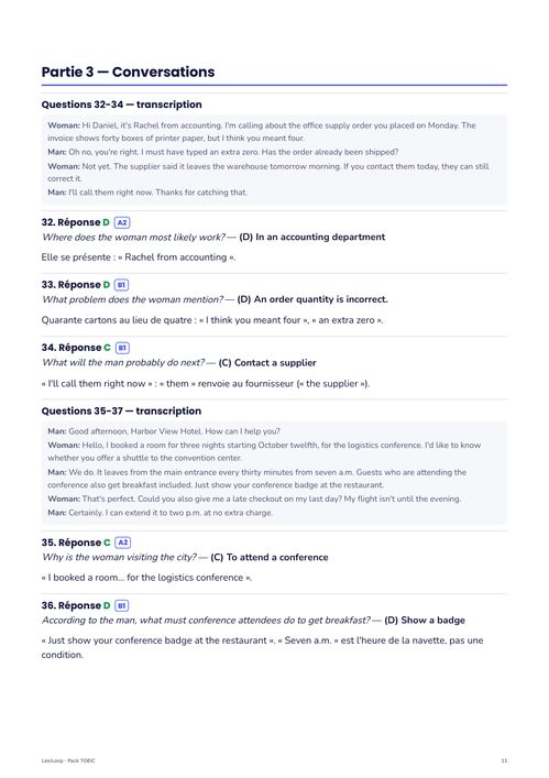 The answer key: every answer explained